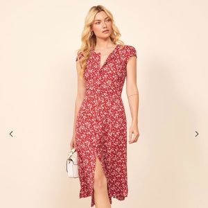 Reformation Fauna midi dress NWT